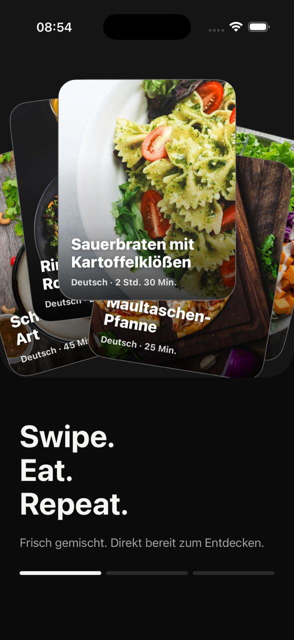 Cuisivo App – Karten-Stapel